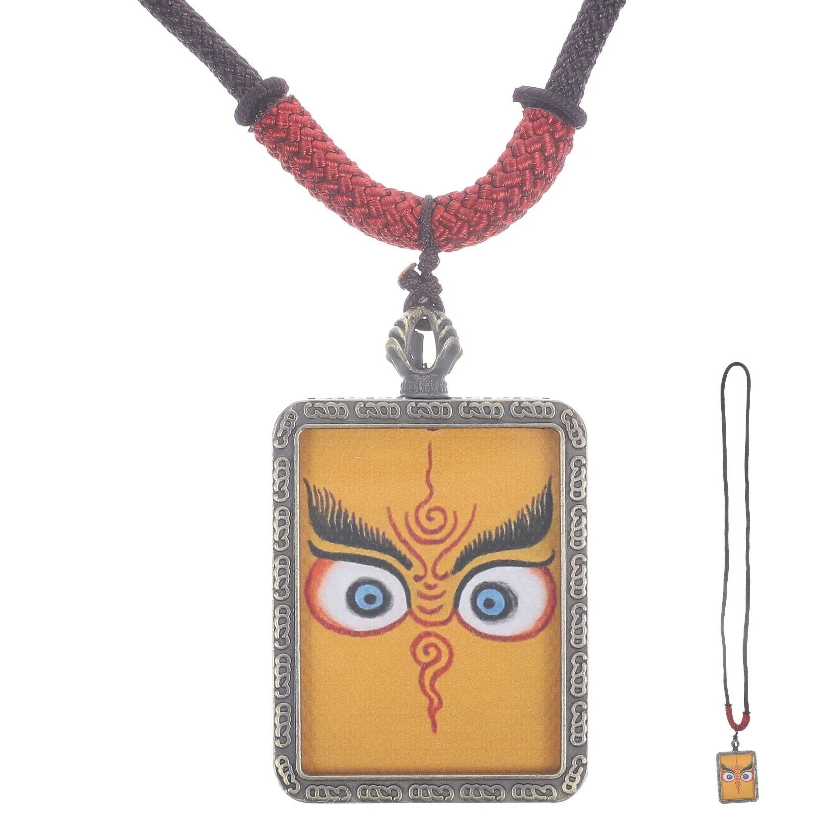 

Lucky God Necklace Hanging Charm For Women Vintage Necklace Men Creative Exquisite Craft Jewelry Gift