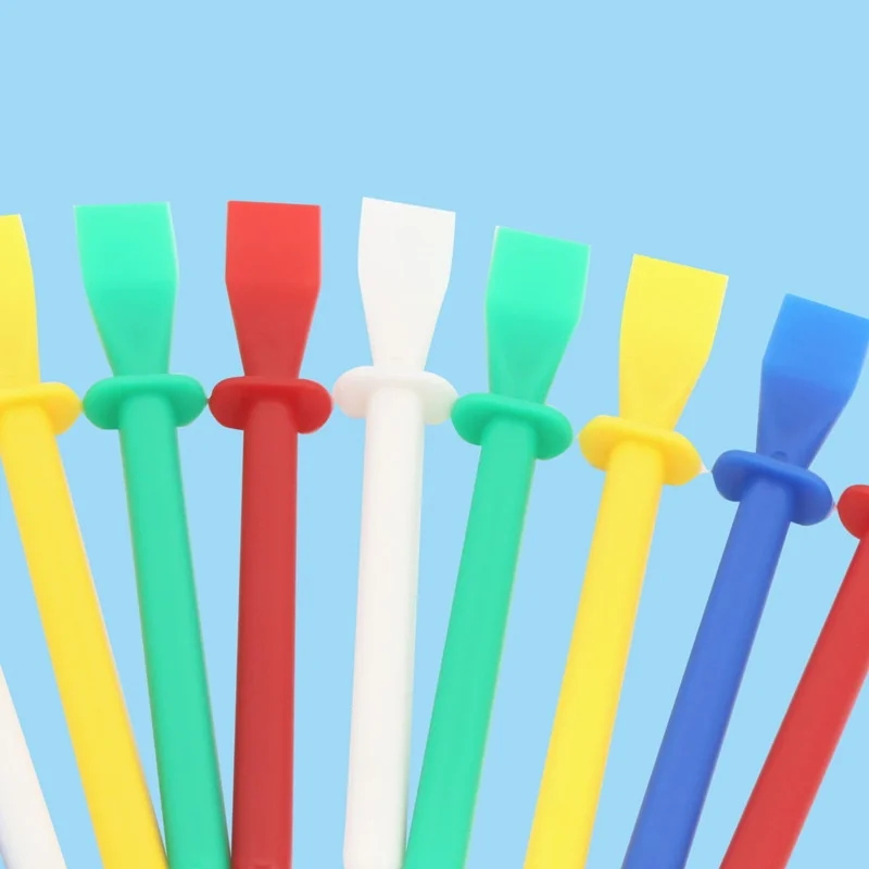 5-pcs الغراء الموزعات البولي بروبلين الغراء مسحة العصي قضيب اللوحة كاشطات ل اليدوية DIY بها بنفسك الفن الجلود أداة للحرف اليدوية