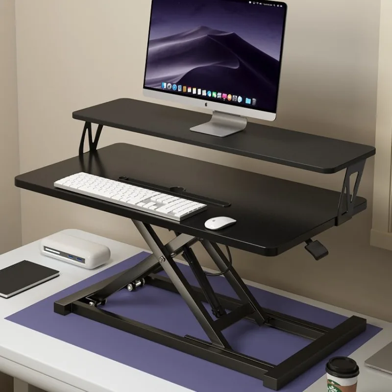 Standing workbench Computer lifting table Standing office work Computer desk Lifting desktop