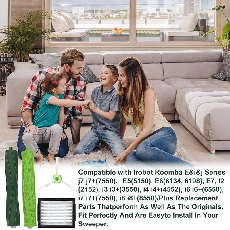 ชิ้นส่วนอะไหล่สําหรับ Irobot Roomba E/I/J Series, E5 E6 E7 I2 I3 I3+I4 I4+ I6 I6+ I7 I7+ I8 I8+/Plu
