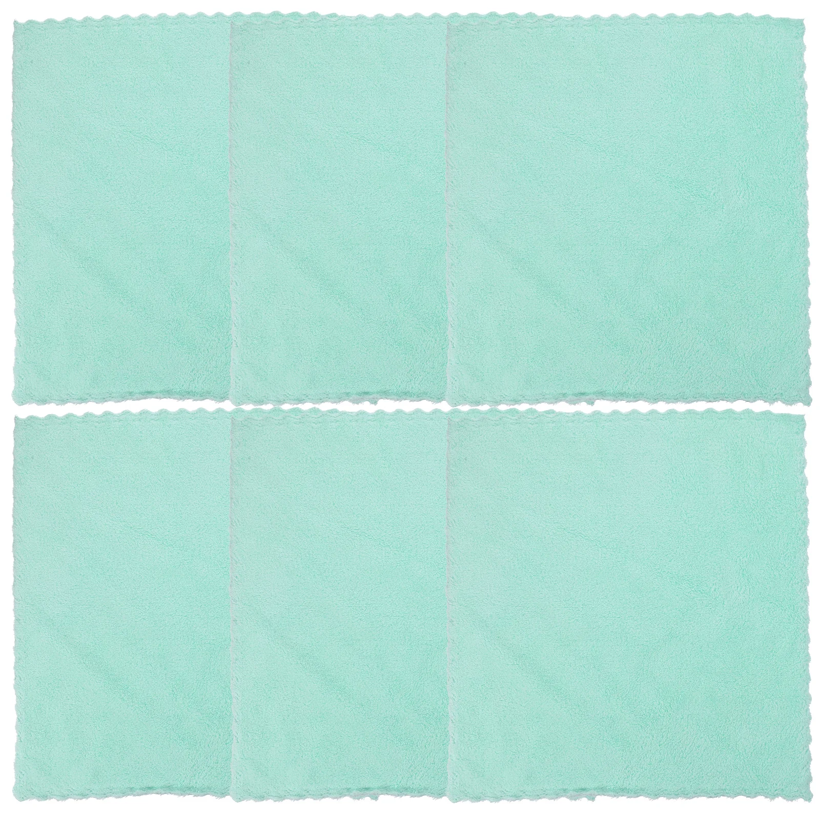 

6pcs Coral Face Wash Cloths Reusable Makeup Remover Towels Facial Cleaning Bath Towels Portable Skin Care Tools For Women Men