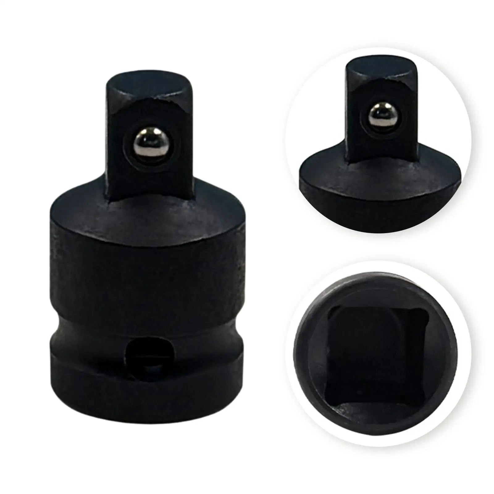 Impact Socket Adapter Reliable Durability Heavy Duty Locking Socket Adapter for Construction Repairs Automotive Maintenance