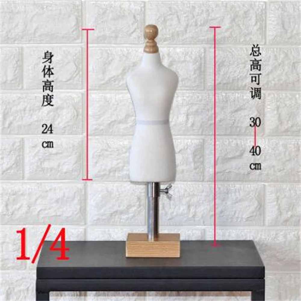 Damen-Kleider form Mannequin zum Nähen von Kleidung Modell, Busto Kleider Form, Standard 1: 4-Skala, Büste Dose Pin, Schwarz, C760F, 1Pc