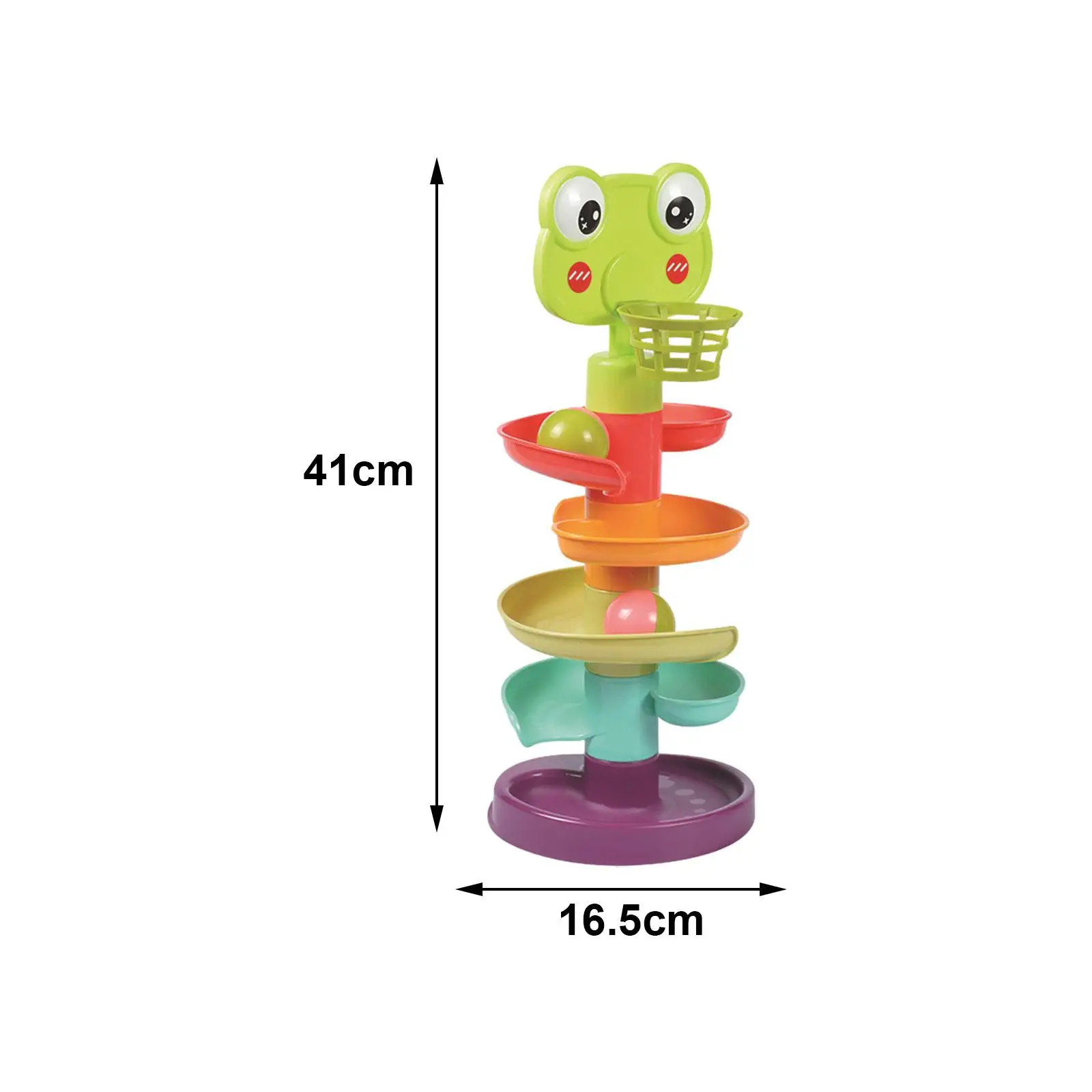 Sapo e Fine Motor Skill brinquedo educativo para crianças, bola cair, rodopiando, pista rolando, presente para meninos e meninas, bebê e crianças