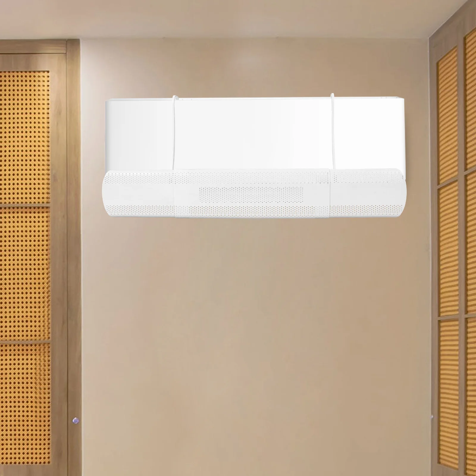 Déflecteur de ventilation de climatisation pour usage domestique, matériau ABS robuste, déflecteur de pare-brise réglable pour sortie de climatiseur