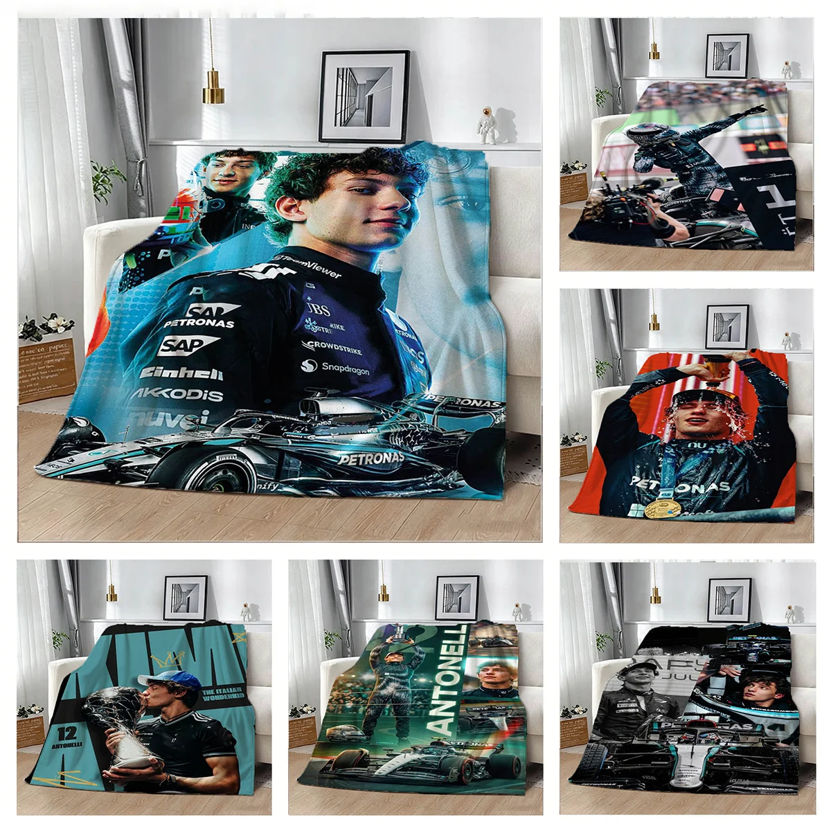 A-Andrea K-Kimi A-Antonelli 3D Blanket Flannel Blanket Soft Throw Art For Home Bedroom Decor Sofa Naps Picnic Halloween Gifts