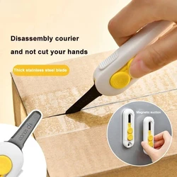 Youpin Magnetic Mini Box Cutter Portable Letter Opener And Paper Cutter Retractable Blade Durable ABS Material Mini Home Gift