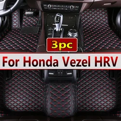 For Honda Vezel XRV HRV 2022 2021 2020 2019 2018 2017 2016 2015 Car Floor Mats Carpets Styling Covers Auto Accessories Foot Rugs