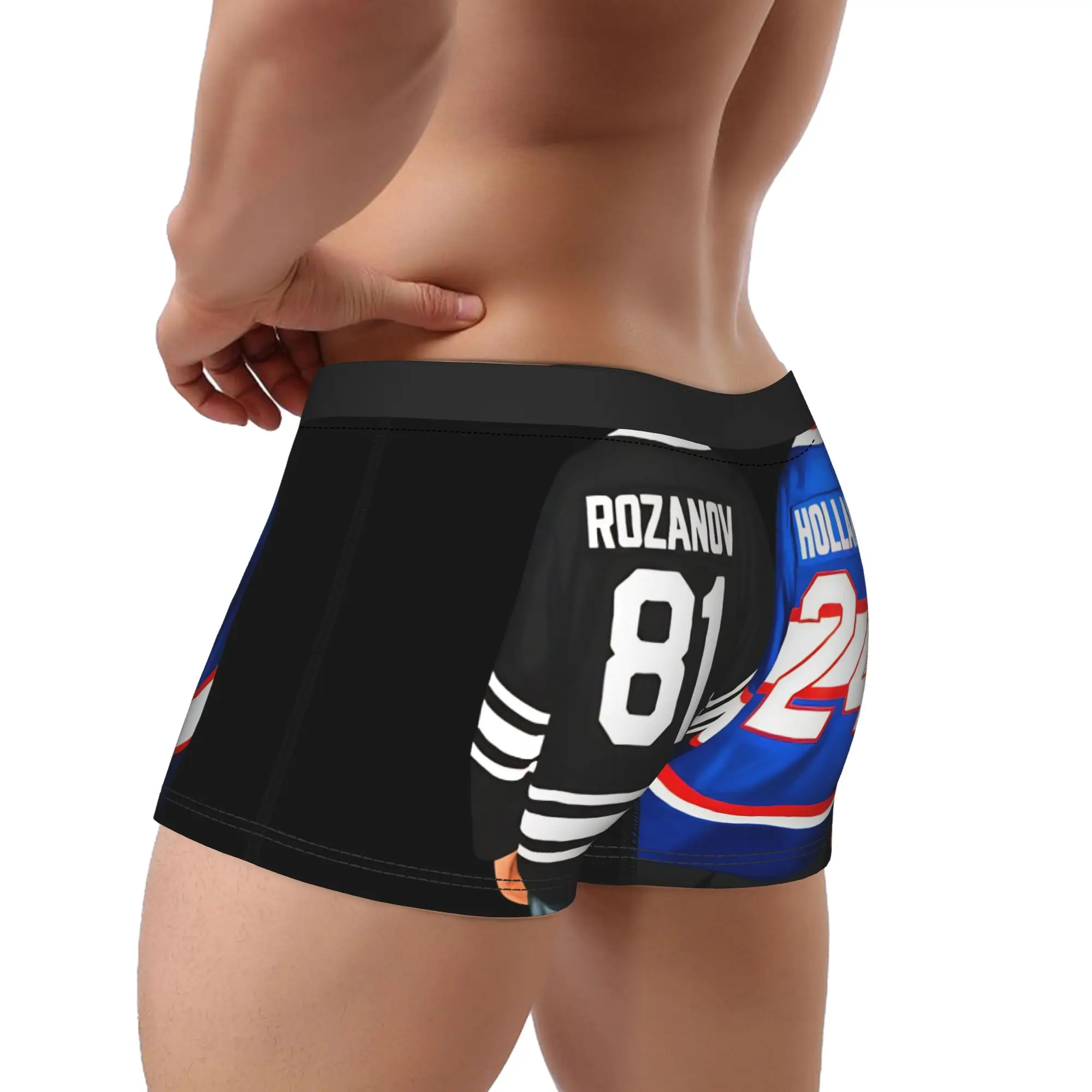 Men's Heated Rivalry  Underwear Shane Ilya Number 24 81 Funny Boxer Briefs Shorts Panties Homme Mid Waist Underpants M-XXL