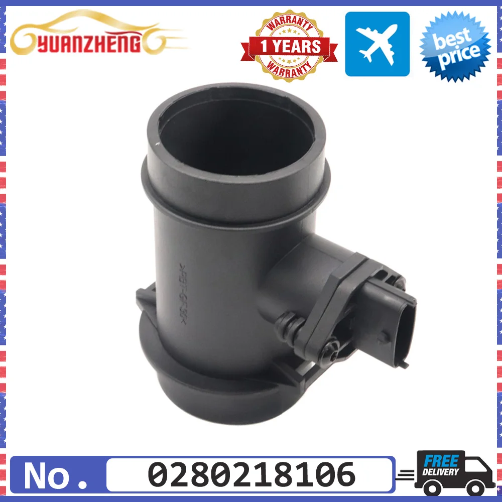 

Car 0280218106 MAF MASS AIR FLOW METER SENSOR 28100-2Y100 For Kia Carens II 1.6 1.8 Spectra 1.8L Petrol 2002-2006 281002Y100