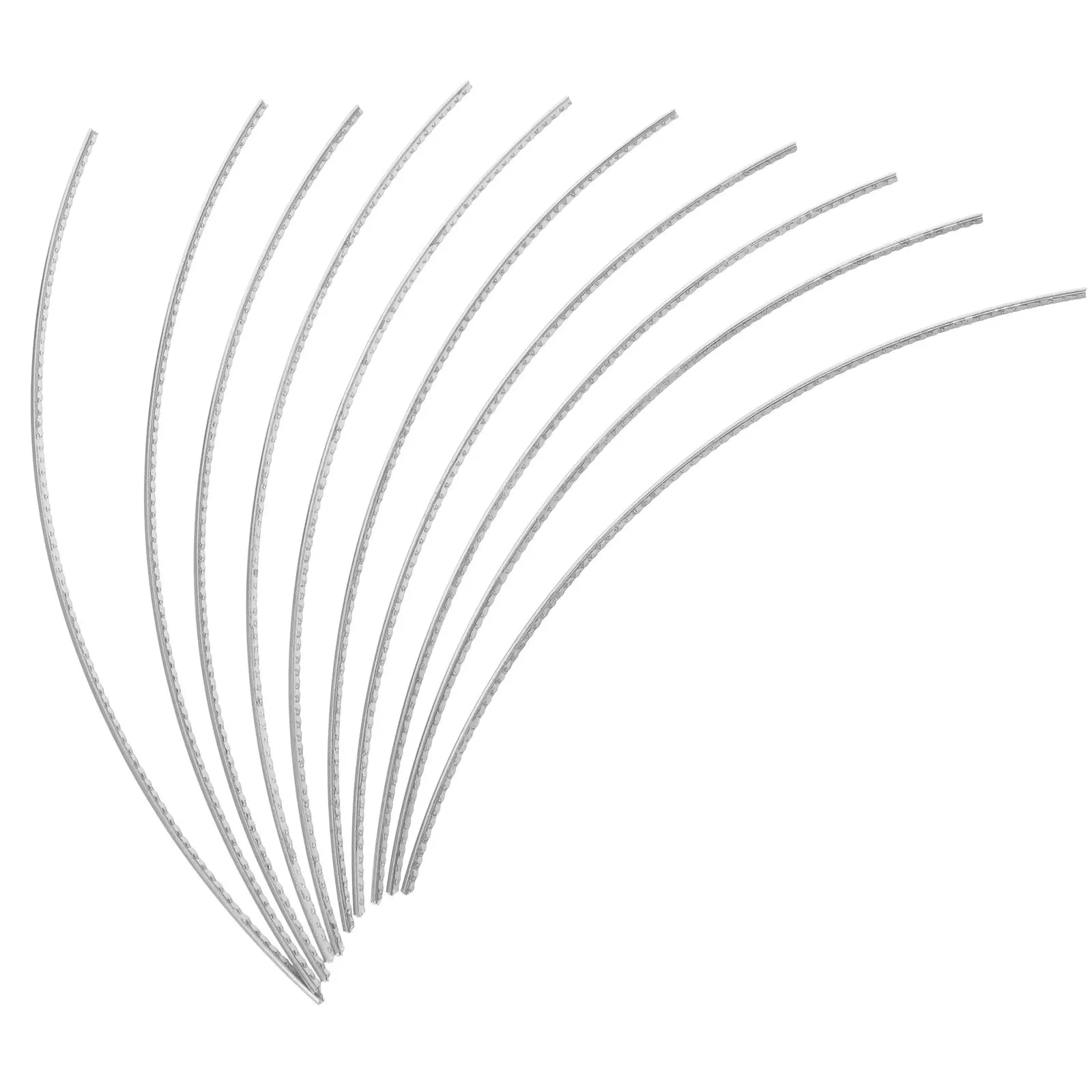 

10Pcs Guitar Fret Wires Sturdy Classical Folk Electric Replacement Frets Wire Luthier Tools Guitar Accessories Supplies Parts