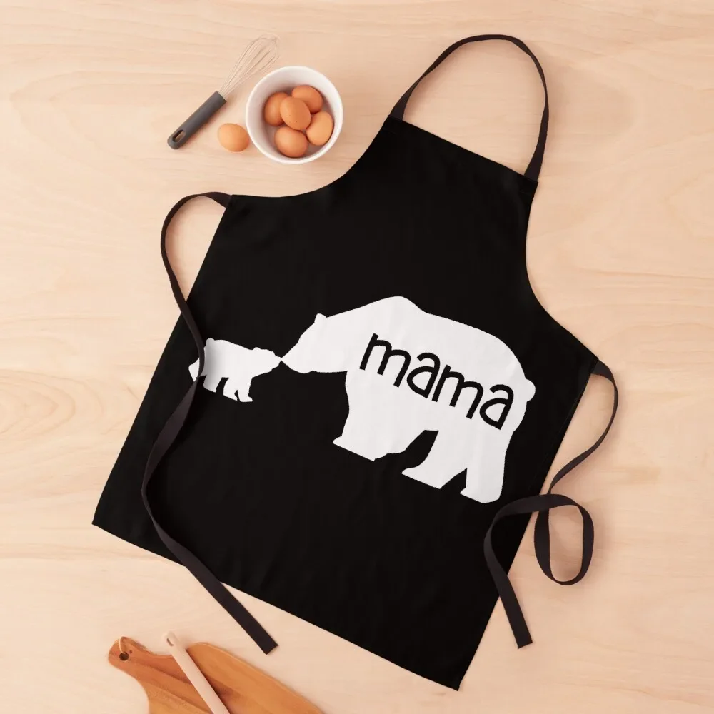 

Mama Bear Apron Waterproof women kitchen clothes Women Kitchen Chef Uniform For Men Apron