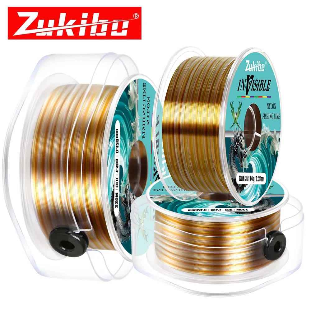 ZUKIBO JIAOLONG 220M Fishing Line Mono Line Monofilament Nylon Material From Japan High Quality Fishing Carp Fly Fishing Line