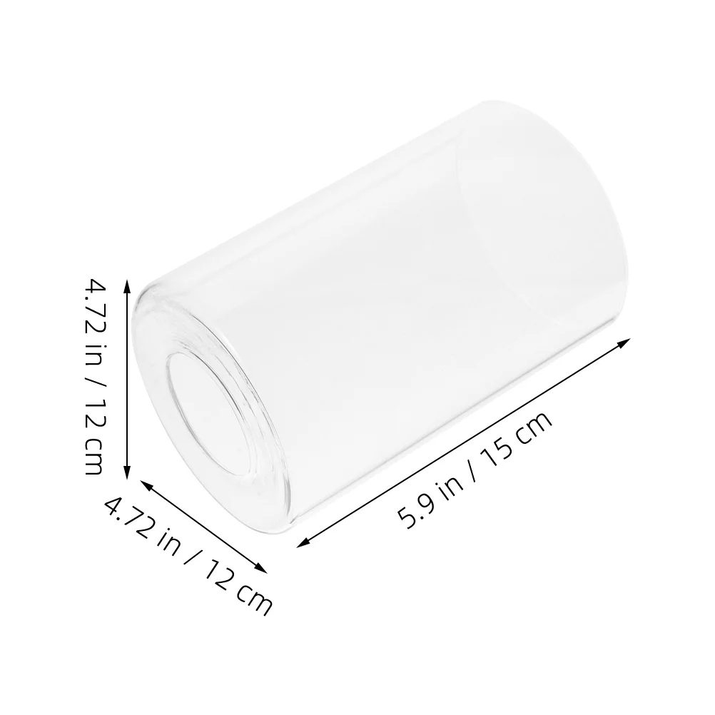 

Cylinder Glass Lampshade Smooth Surface Comfortable Touch Pendant Lamp Shade for Living Room Bedroom Glass Lampshade
