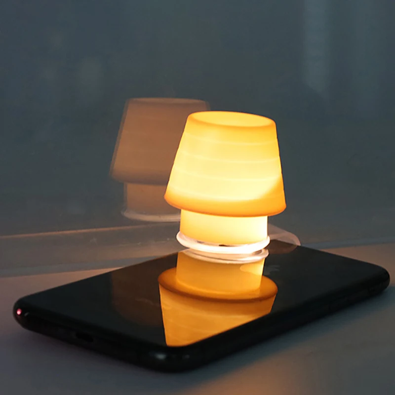

Small Night Lamp Auxiliary Lighting Bookmark Lighting Lamps Mini Mobile Phone Light Creative Home Lighting Supplies Gifts