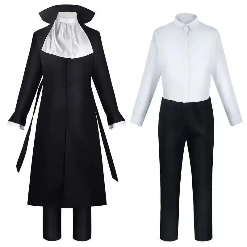 

Akutagawa Ryunosuke Outfit For Men Anime BSD Cosplay Costume Black Uniform With Shirt Full Sets