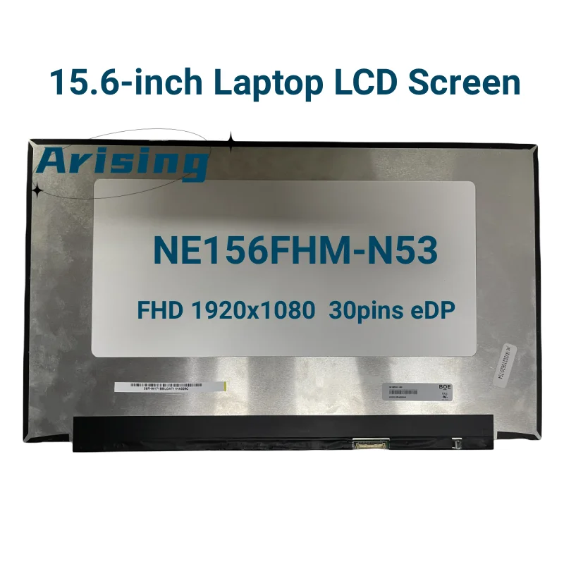 15.6-inch Laptop LCD Screen NE156FHM-N53 FHD 1920x1080 eDP 30pins 60hz 100% DCI-P3 Display Panel