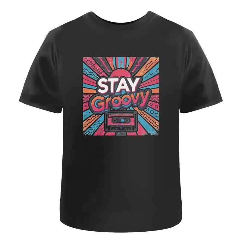 

Хлопковая футболка Stay Groovy Ta049314
