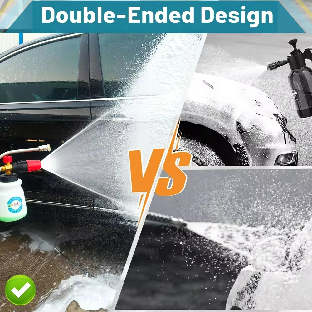 Dual Lance Pressure Washer Wand for Foam Cannon Pressure Washer Double Tip Attachment for Soap Cannon 1/4\