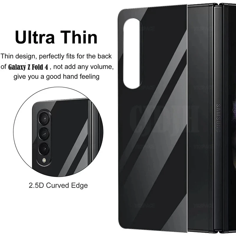 External Back 3D Len Anti-Spy Privacy Screen Protector For Samsung Galaxy Z Fold 7 SE 6 5 4 3 2 W25 W24 W23 W22 Tempered Glass