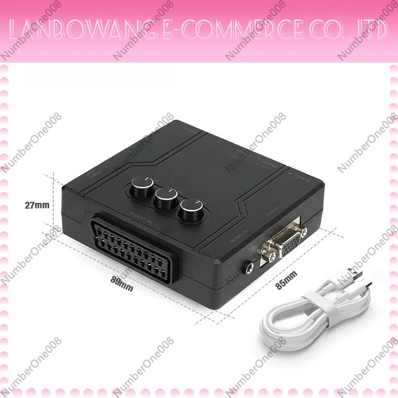 Suitable for Converting Game Consoles, Color Difference Converter, Color Brightness Adjustable