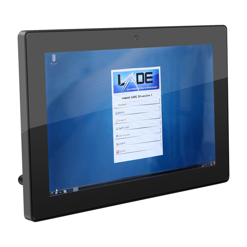 64bits Linux Debian Tablet 10 Inch Wall Mount Tablet Poe Shockproof Industrial Tablet PC OEM 2GB Android 11 or Debian 10 Support