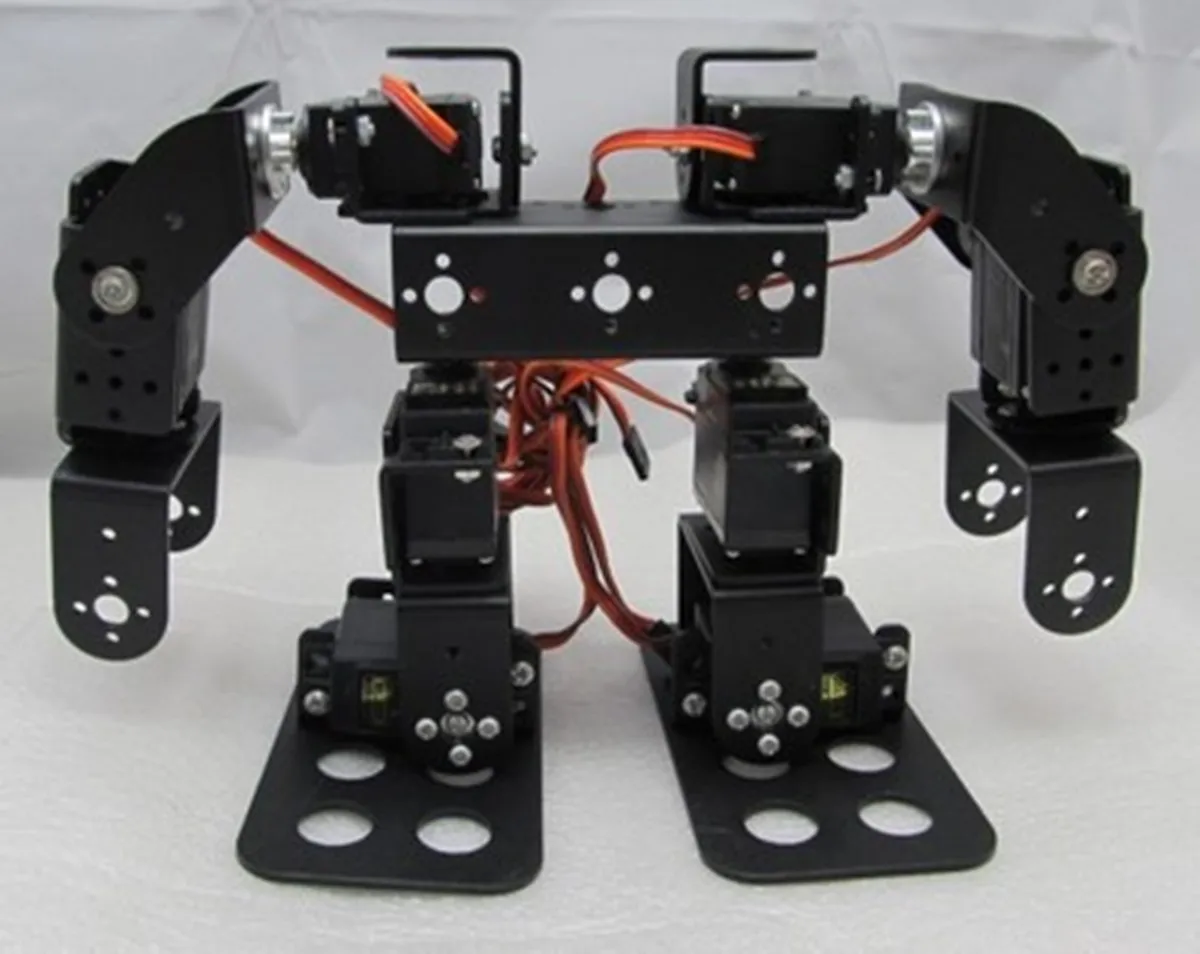 1 zestaw 6DOF Robot dwunożny Zestaw robota edukacyjnego 6 stopni swobody Humanoid / Humanoids Walking / zestaw wsporników serwomechanizmów stóp