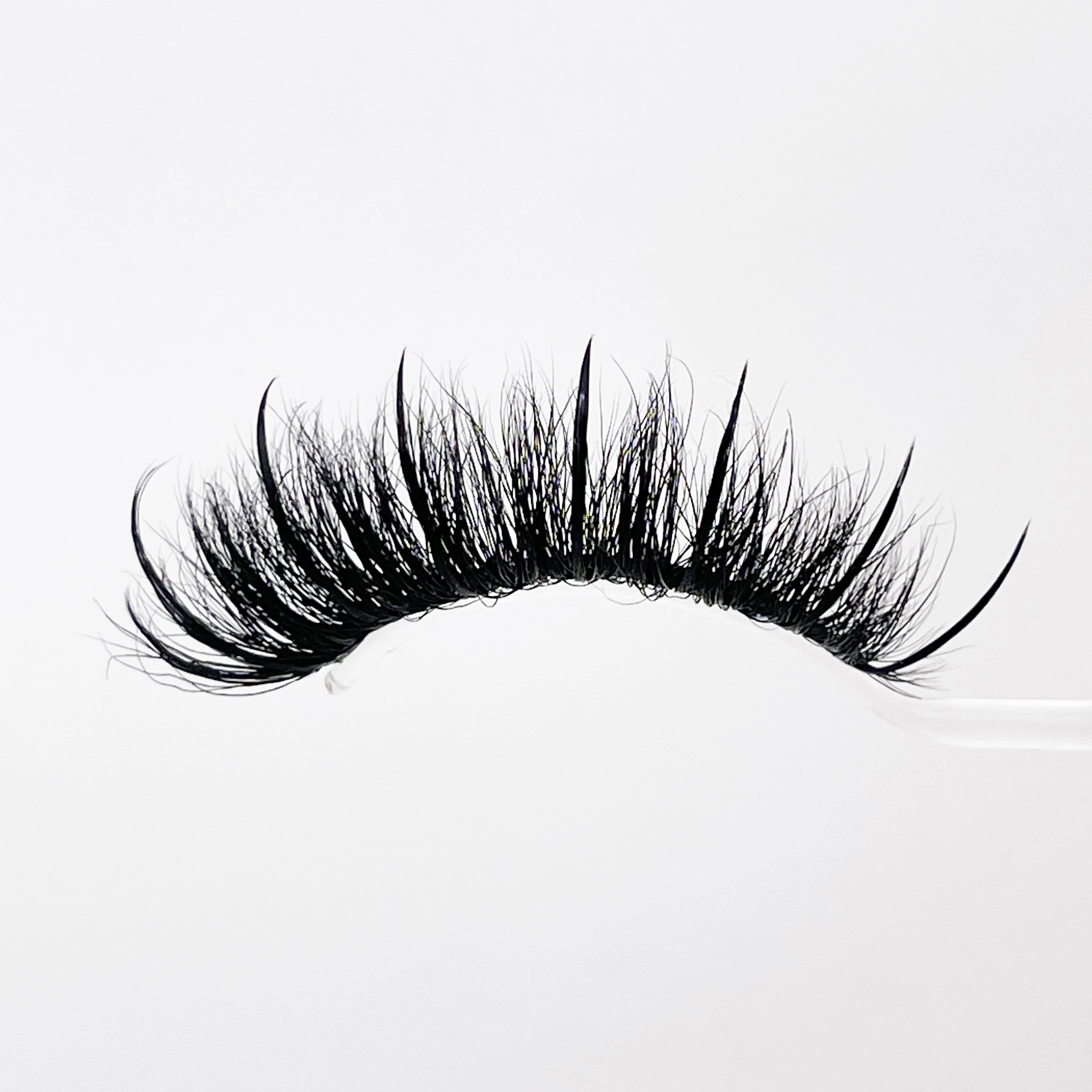 Wet look Cosplay Eyelash Extension New Fashion Soft really Mink False Eyelash Lashes Russian Volume Handmade Craft Fluffy Lashes