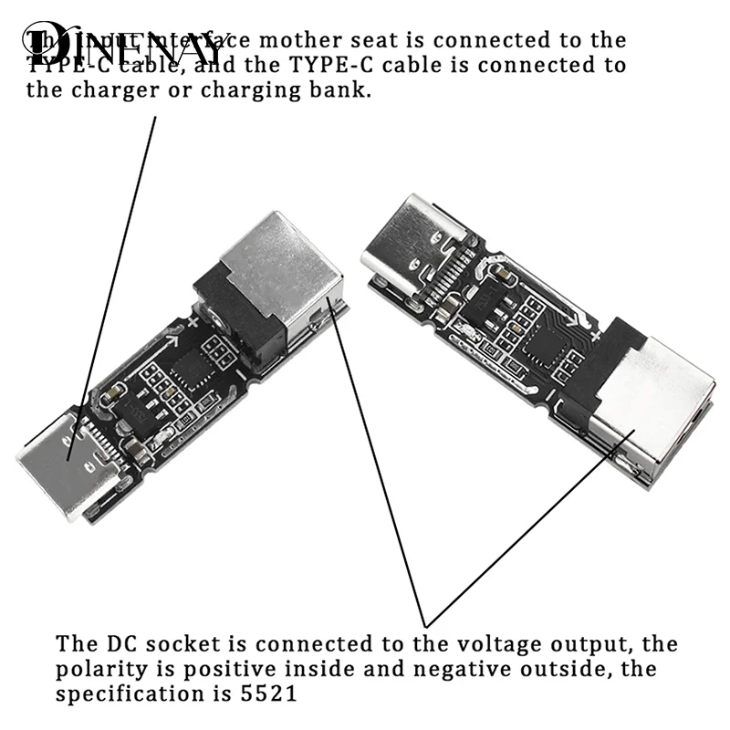 140W PD/QC/AFC Fast Charge Decoy Trigger Module TYPE-C Support 5V-28V Support Adjustable