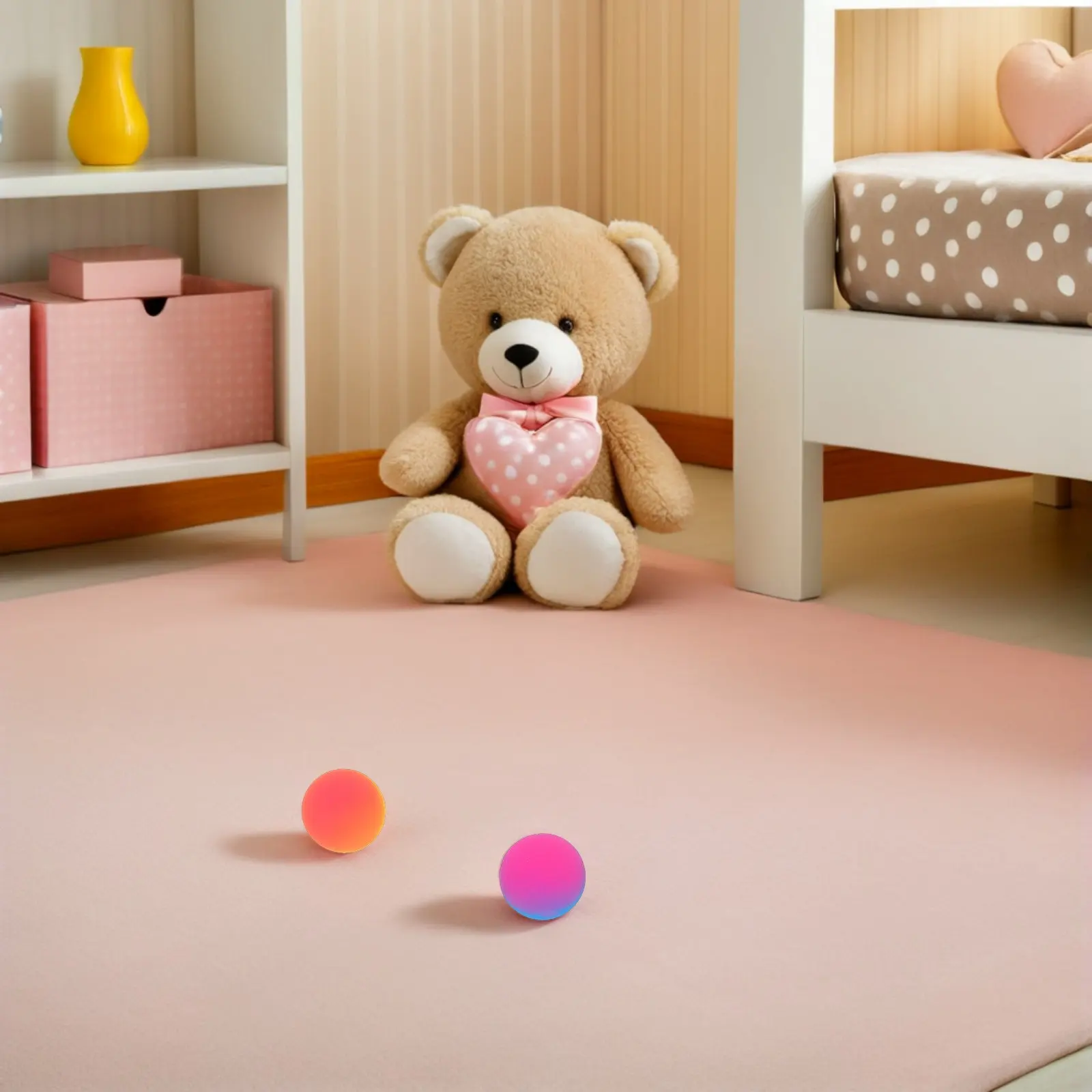 

Набор из 18 двухцветных прыгучих мячей 45 мм, суперпружинящие резиновые мячи для детей, с улучшенным сцеплением, матовая поверхность, для игр на улице и в помещении, для вечеринок