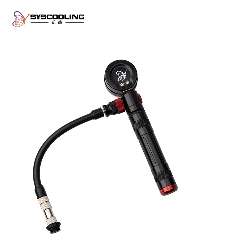 SysCooling PC Water Cooling Leak Tester Air Pressure Leakage Detector Custom Loop Sealing Test Tool