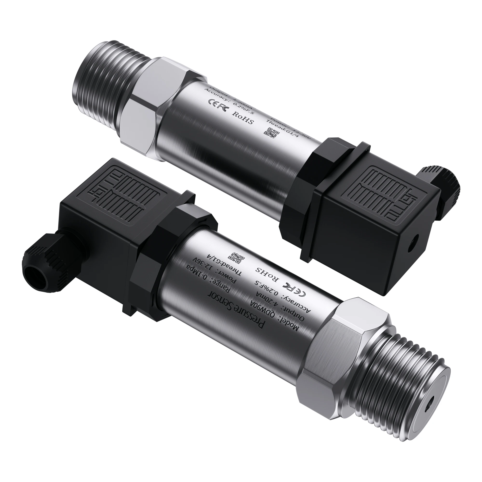 Transmisor de presión RS485 0-10V 0-5V 4-20mA 0-400bar 0-600bar Sensor de presión transductor NPT1/4 transmisor de presión de aire y agua