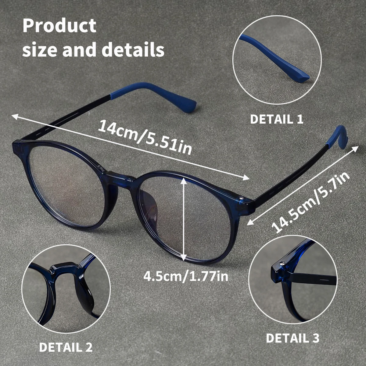 Men Women Progressive Multifocal Reading Glasses Round Design Titanium Alloy Luxury Brand Designer Clear Lens Comfortable Wear