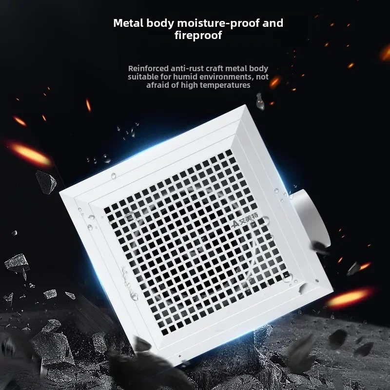 

Ультратихий вытяжной вентилятор 220В для кухни и ванной комнаты - Мощный вентиляционный вентилятор с трубной системой QCD