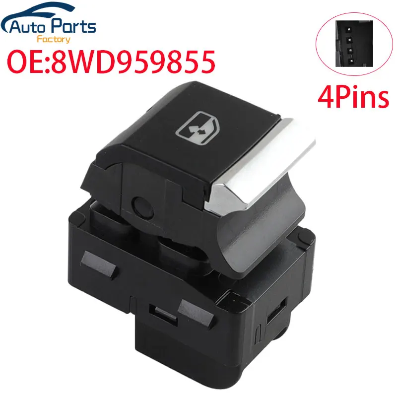 New Power Window Switch Button For Audi A4 A6 A7 Q8 A5 Q7 E-Tron 8WD959855