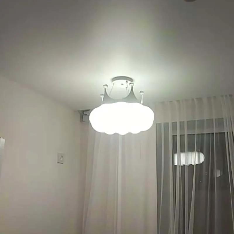 ثريا LED لكريم الأميرة للأطفال ، شخصية إبداعية ، دافئة ، مصابيح دراسة ، مصباح ، رياح ، غرفة أطفال ، جديدة