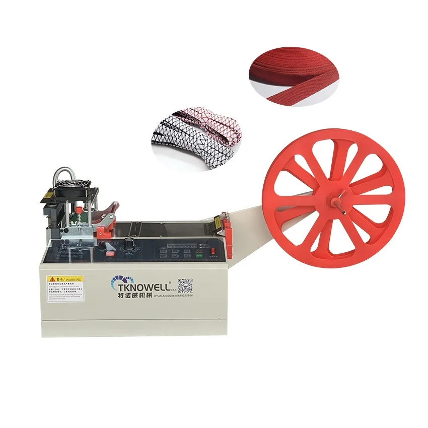 Hot Sale Automatic Hot and Cold Knife Blade Nylon Webbing Tape Ribbon Cutter Cutting Machine