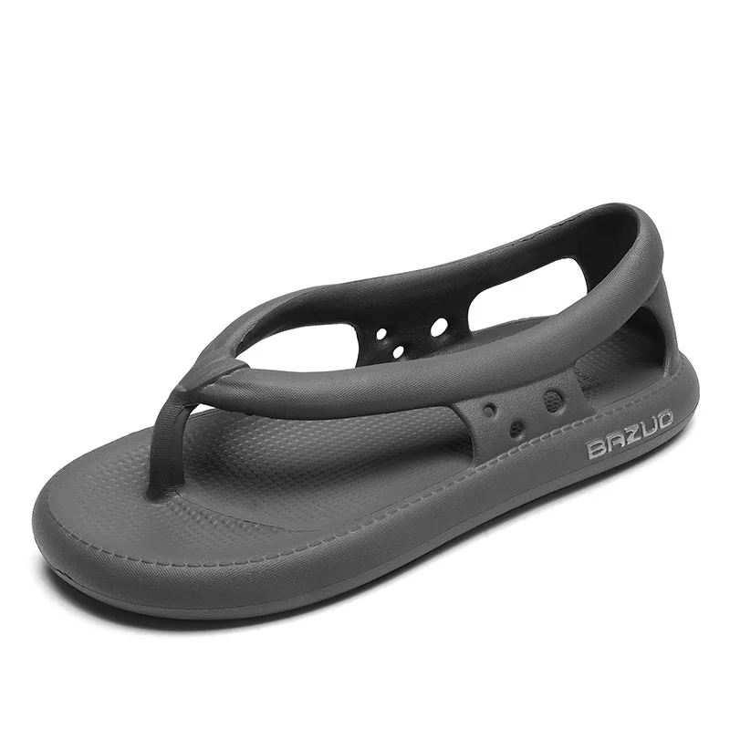 Sommer Frauen Eva dicken Boden Hausschuhe Männer einfarbige Flip Flops Paare Indoor rutsch feste Clip Füße Sandalen Sandalen Hombre