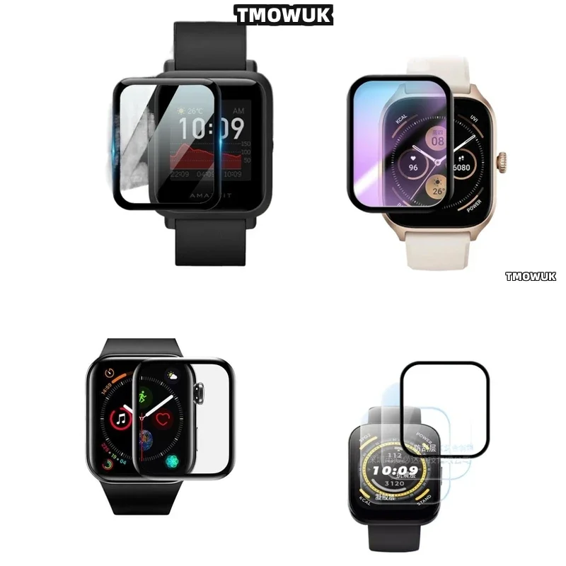 Non-Glare Screen Protector For Amazfit BIP 3 5 6 U Pro Active Unity GTS 2E 2 3 4 MINI, Comfort Viewing.