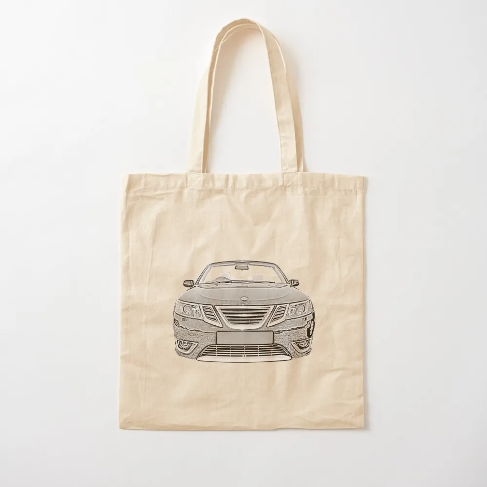 

Saab 93 Aero classic car Tote Bag tote university custom shoping Canvas