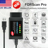 FORScan Pro ELM327 V1.5 For Ford Coding Car Diagnostic Tool HS/ MS CAN Auto Switch USB OBD2 Scanner Adapter