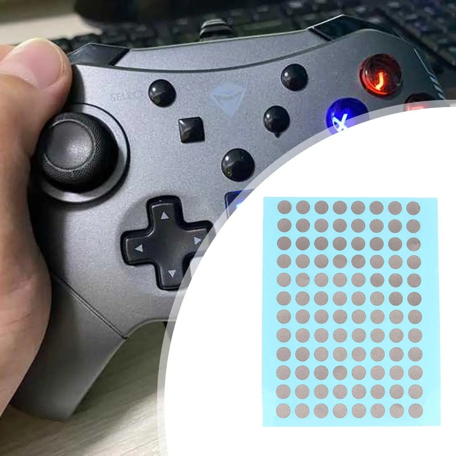 Self Sticky Conductive Button Pad for Controller Remote Joystick Repair Tape Game Handle Button Contact Keyboard Key Fix