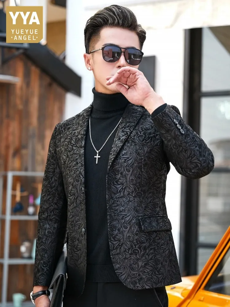 Men's Genuine Leather Blazer