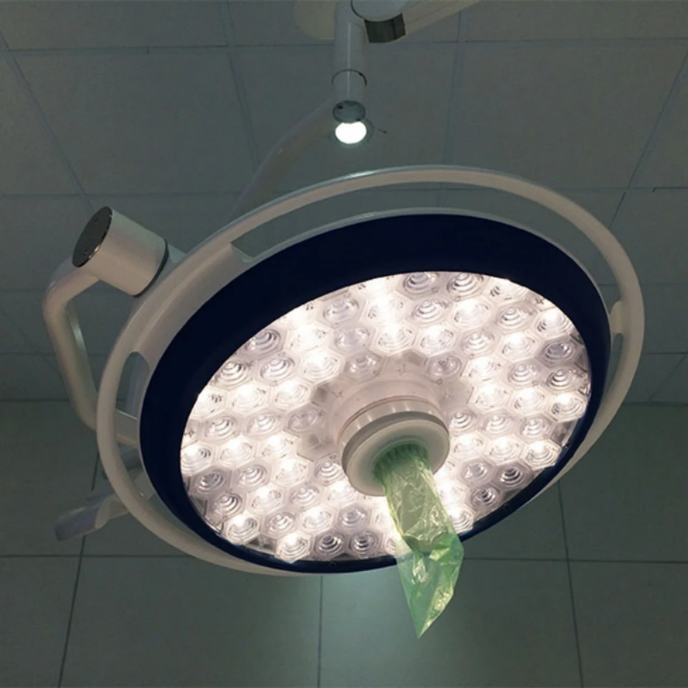 50 peças capa de uso único para alça de lâmpada sem sombra/curra descartável para alça de lâmpada sem sombra