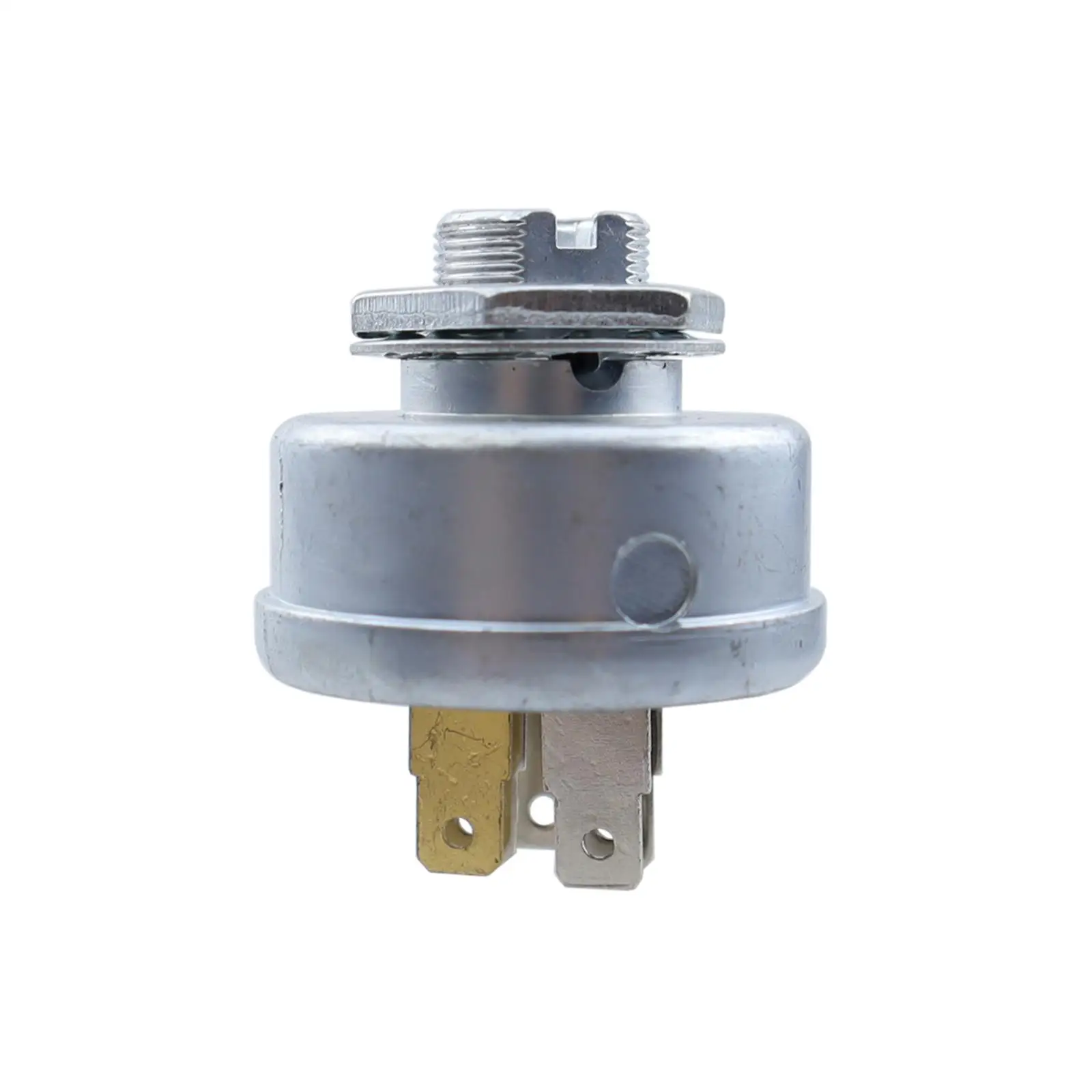 Universal Starter Key Switch Zinc Alloy 5 Pin for Truck Tractor Lawn Mower Forklift Ignition Replacement Parts with 2 Keys
