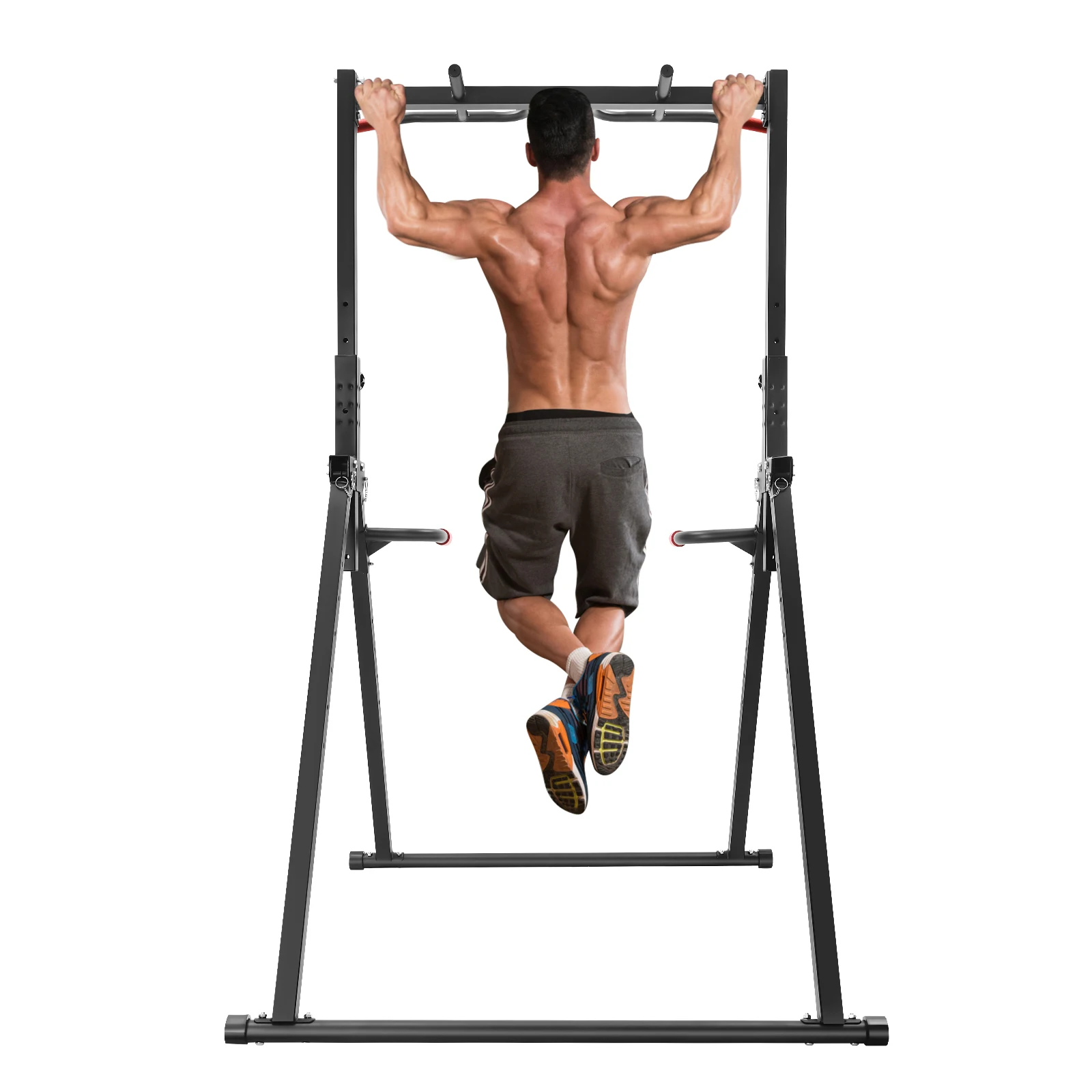 49-98cm Pull Up Station Home Gym Home Pull-Up Bar Horizontal Bar for Strength Training Equipment Adjustable Height 200kg