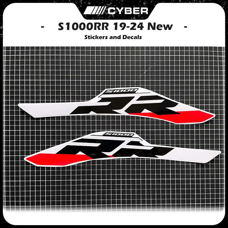 

Newest For S1000RR HP4 2023 2024 Motorcycle Sticker Kit Black OEM Decal Full Coverage Vinyl Graphics 2019-2024