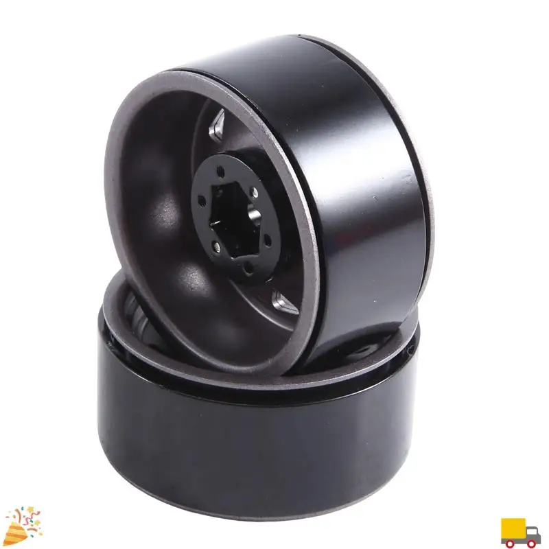 

4PCS 1.9Inch Metal Beadlock Wheel Hub Rim For 1/10 RC Crawler Car TRX4 Axial SCX10 Redcat Gen8