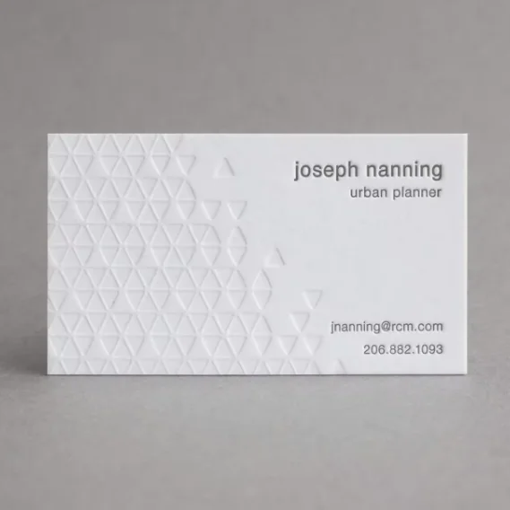 Customized high-quality luxury thanks to paper printing, card swiping, creative design, embossed paper business cards