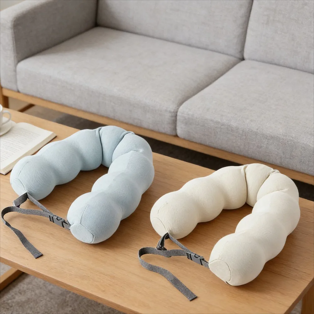 

U-образная подушка из пены с эффектом памяти, подушка для поддержки шеи, подушка для путешествий, самолета, офисного сна